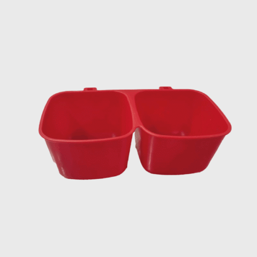 COMEDERO DOBLE  PARA AVES